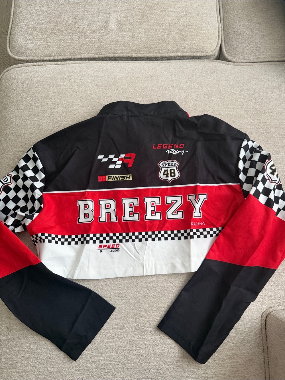Red & Black Racing Jacket - Picture 2 of 2